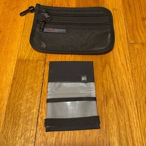 Tom Bihn bundle Nik’s minimalist wallet and double organizer pouch EUC